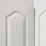 Liberty Internal White Primed Classique 2 Panel Arch Top Bi-Fold Door