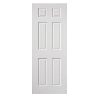Liberty Internal White Primed Colonist Grained 6 Panel Door Fire Door