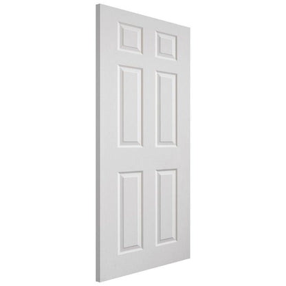 Liberty Internal White Primed Colonist Grained 6 Panel Door Fire Door