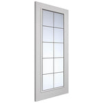 Liberty Internal White Primed Decima 10l Clear Glazed Door