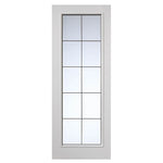 Liberty Internal White Primed Decima 10l Clear Glazed Door