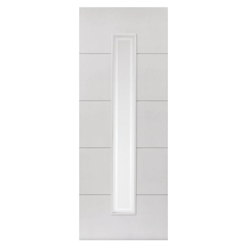Liberty Internal White Primed Dominion Clear Glazed Fire Door
