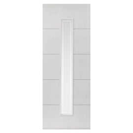 Liberty Internal White Primed Dominion Clear Glazed Fire Door