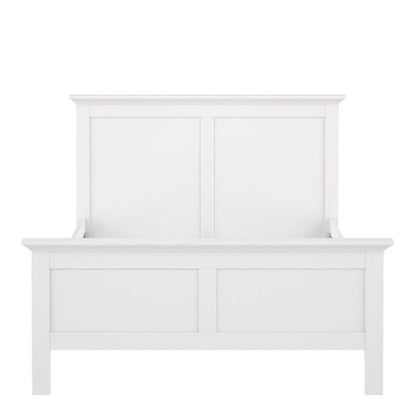 Liberty Luxury White Wooden Double Bed