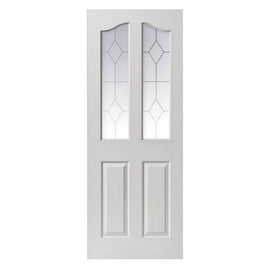 Liberty Internal White Primed Edwardian 2 Light Glazed Door