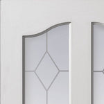 Liberty Internal White Primed Edwardian 2 Light Glazed Door