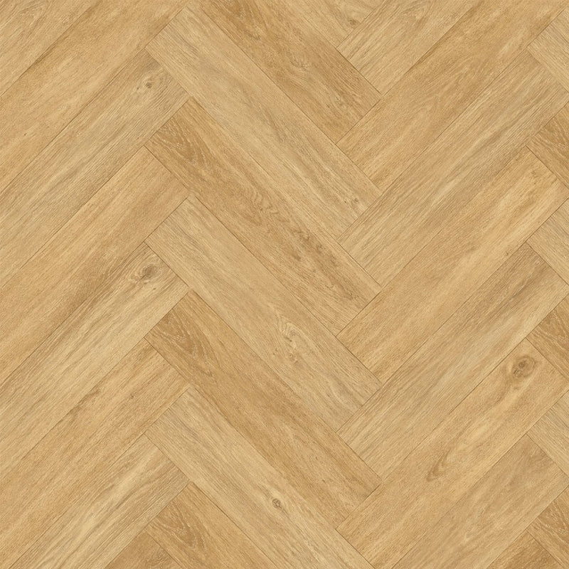 Faus Masterpieces Herringbone Natural Oak 8mm Laminate Flooring