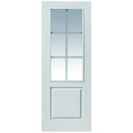 Liberty Internal White Primed Faro Clear Glazed Fire Door