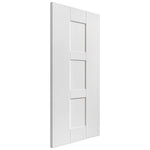 Liberty Internal White Primed Geo Shaker 3 Panel Fire Door