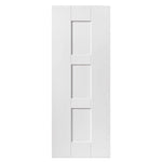 Liberty Internal White Primed Geo Shaker 3 Panel Fire Door