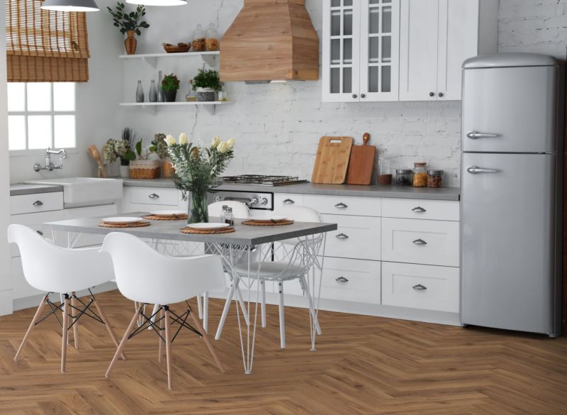 Lignum Fusion Premium 12mm Oak Robust Fumed Herringbone Laminate Flooring