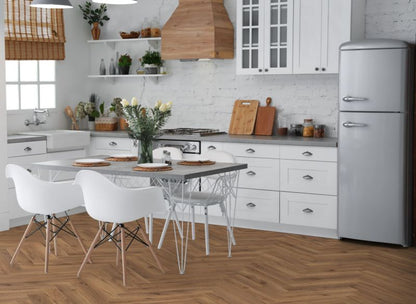 Lignum Fusion Premium 12mm Oak Robust Fumed Herringbone Laminate Flooring