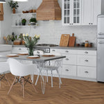 Lignum Fusion Premium 12mm Oak Robust Fumed Herringbone Laminate Flooring
