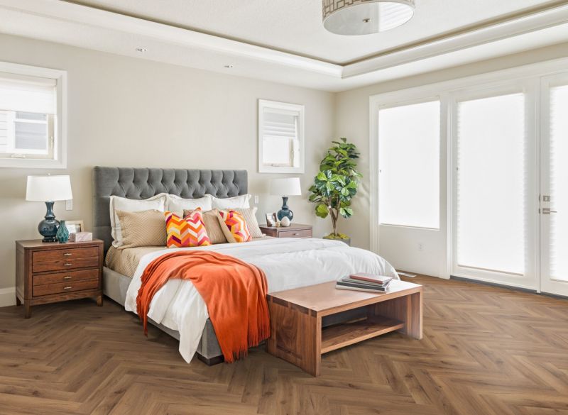 Lignum Fusion Premium 12mm Oak Robust Fumed Herringbone Laminate Flooring