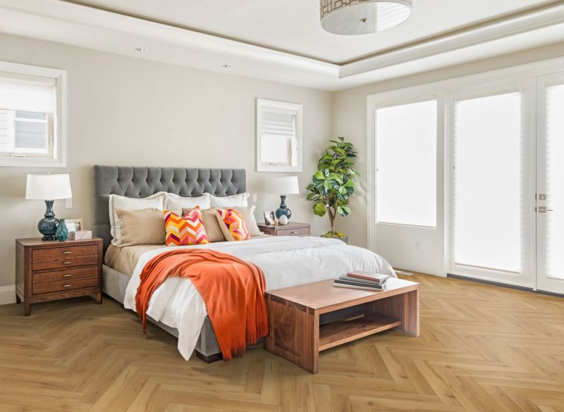 Lignum Fusion Premium 12mm Natural Oak Robust Herringbone Laminate Flooring