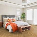 Lignum Fusion Premium 12mm Natural Oak Robust Herringbone Laminate Flooring