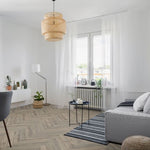 Lignum Fusion Premium 12mm Volcanic Oak Herringbone Laminate Flooring