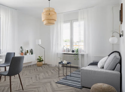 Liberty Lignum Core Rustic Grey Oak Herringbone SPC Rigid Vinyl Flooring