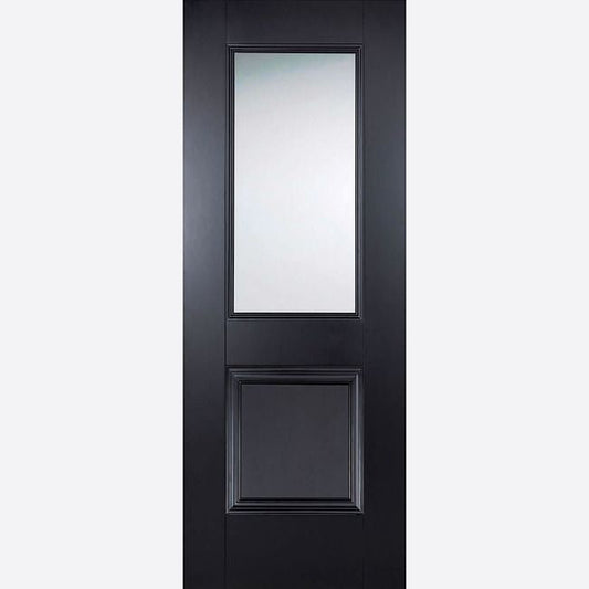 Internal Black Arnhem Glazed Door