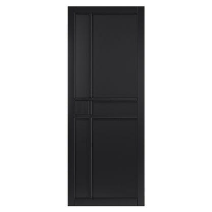 Liberty Internal Black Industrial City Door Prefinished