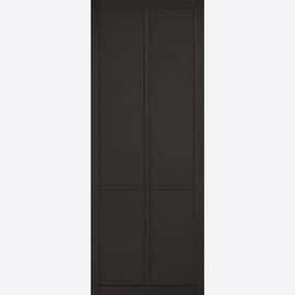 Internal Black Liberty 4P Door Panelled Industrial Style