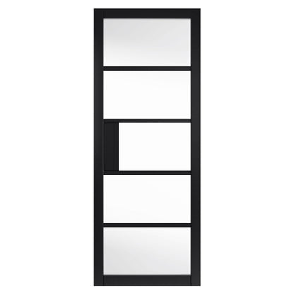 Liberty Internal Black Industrial Metro Clear Glazed Door