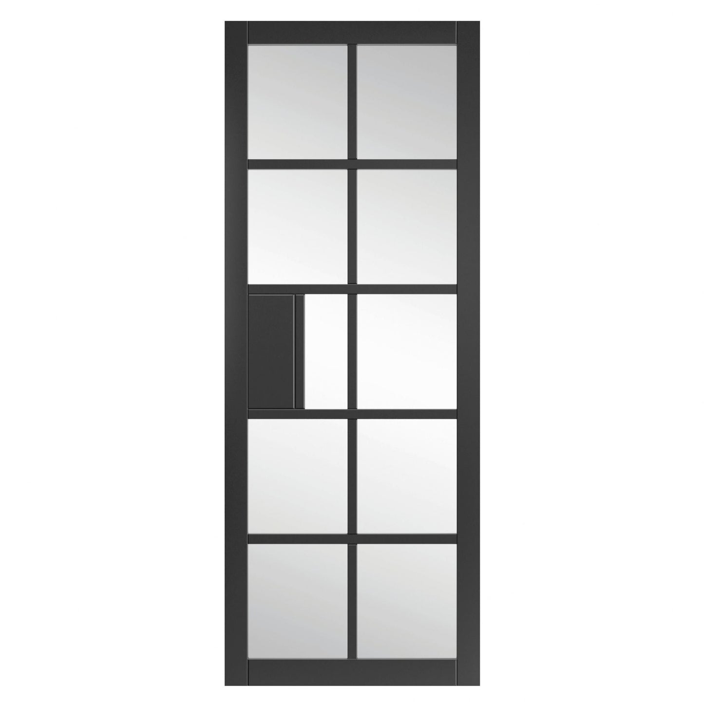 Liberty Internal Black Industrial Plaza Glazed Door Prefinished