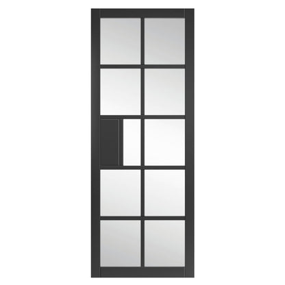 Liberty Internal Black Industrial Plaza Glazed Door Prefinished