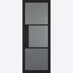 Internal Black Tribeca Glazed Door With Tinted Glass Industrial Style