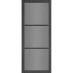 Deanta Internal Black Camden Tinted 3L Glazed Door Fully Finished Industrial Style