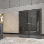 Deanta Internal Black Camden Tinted 3L Glazed Door Fully Finished Industrial Style