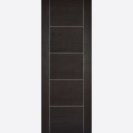 Internal Dark Grey Vancouver Laminate 5 Panel Fire Rated Door FD30