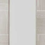 Internal Mode White Grey Laminate Ravenna Door With Clear Glass