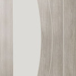 Internal Mode White Grey Laminate Salerno Door With Clear Glass