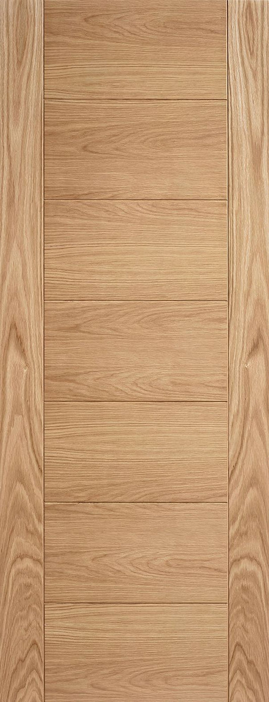 Internal Oak Carini Fire Door FD30 7 Panel Door