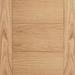 Internal Oak Carini Fire Door FD30 7 Panel Ladder Style