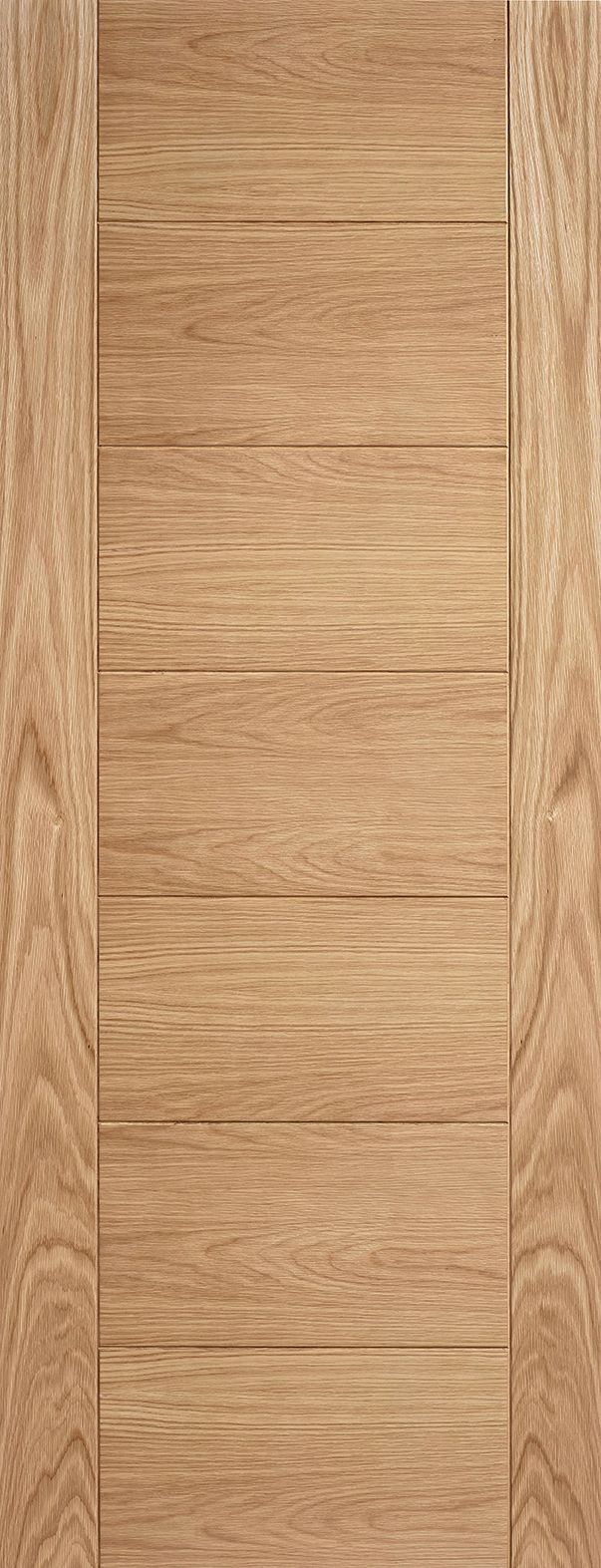 Internal Oak 7 Panel Carini Finished Ladder Style Door