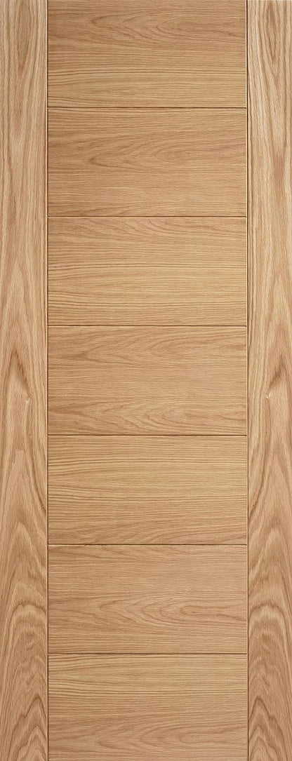 Internal Oak 7 Panel Carini Finished Ladder Style Door