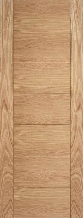 Internal Oak 7 Panel Carini Finished Ladder Style Door