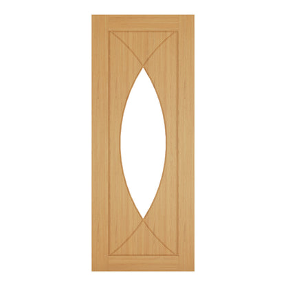Deanta Internal Oak Amalfi Glazed Door Fully Finished