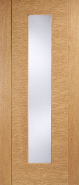Internal Oak Aragon Pre-Finished Glazed Door