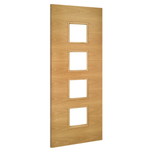 Deanta Internal Oak Augusta Glazed Fire Door Fully Finished FD30