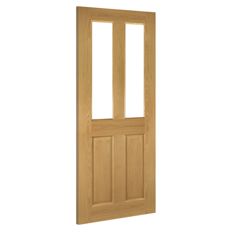 Deanta Internal Oak Bury Glazed Door Fully Finished
