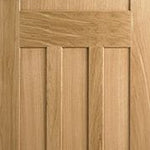 Internal Oak DX 30s Style Edwardian Door