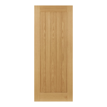 Internal Oak Ely Fire Door FD30 Unfinished