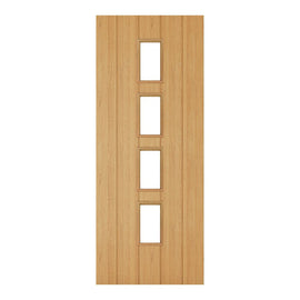 Deanta Internal Oak Galway Glazed Fire Door FD30