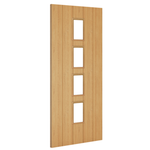 Deanta Internal Oak Galway Glazed Fire Door FD30