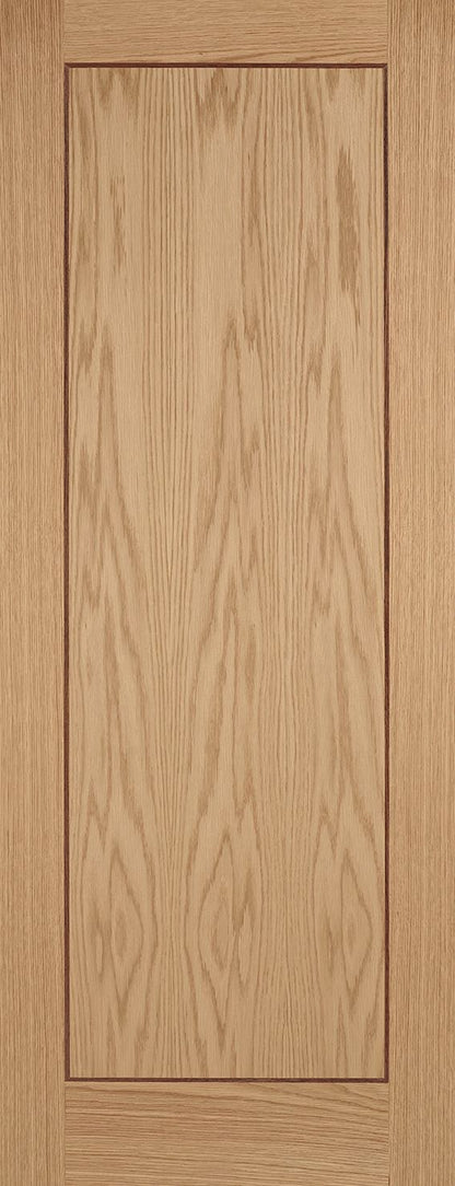 Internal Oak Inlay 1 Panel Pre-Finished  Door