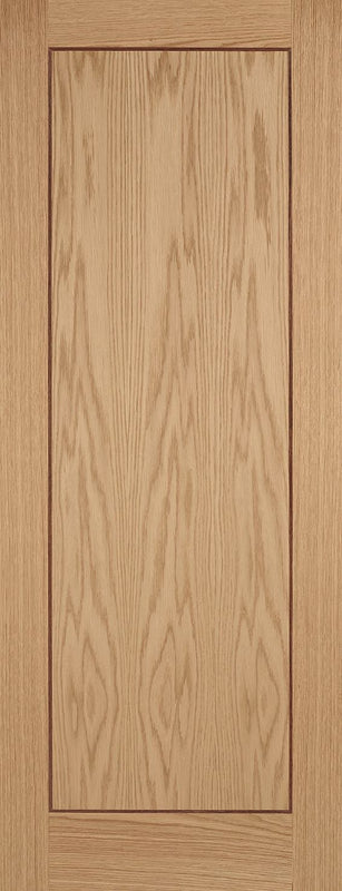 Internal Oak Inlay 1 Panel Pre-Finished  Fire Door