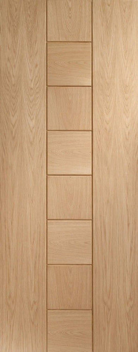 Internal Oak Messina Door Fully Finished Panelled